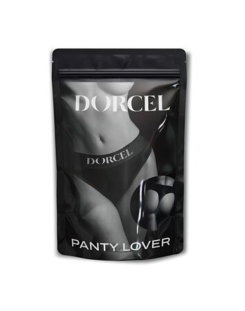 Черные трусики для ношения клиторального стимулятора Panty Lover - size XL